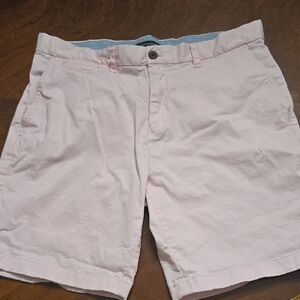 Tommy Hilfiger Light Pink Men's Flat Front Shorts 36